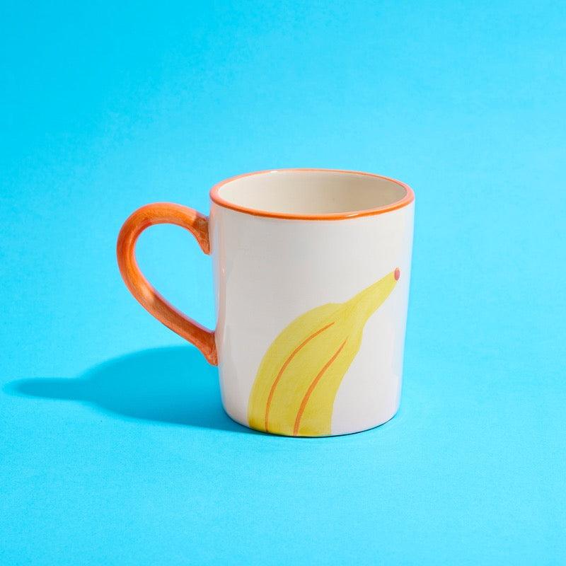 Set of 2 Colourful Banana Mugs - ROSE BALIMBA