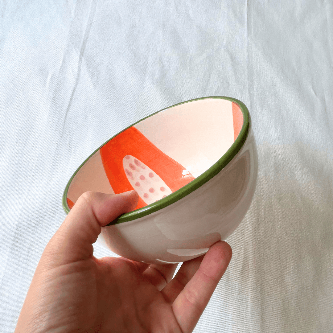 Set of 2 Sunny Papaya Bowls - ROSE BALIMBA